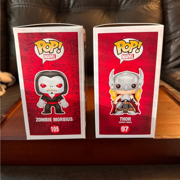 VAULTED Marvel Collector Corps Zombie Morbius/Thor Funko Pop - Picture 4 of 6